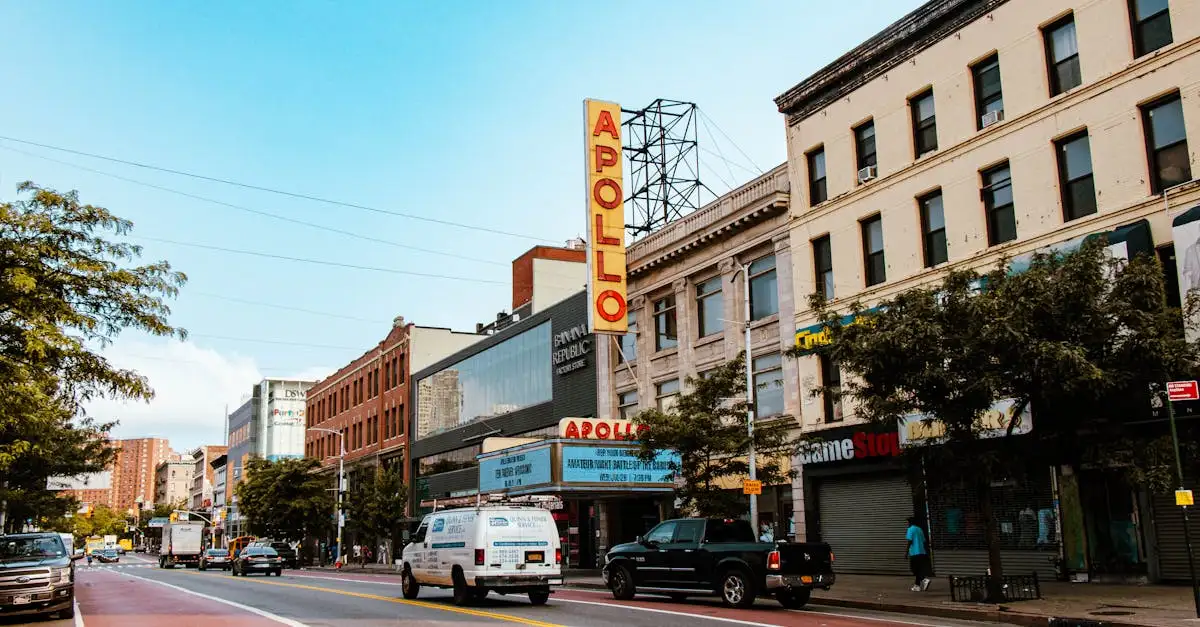 Geschiedenis en optredens in het Apollo theater New York