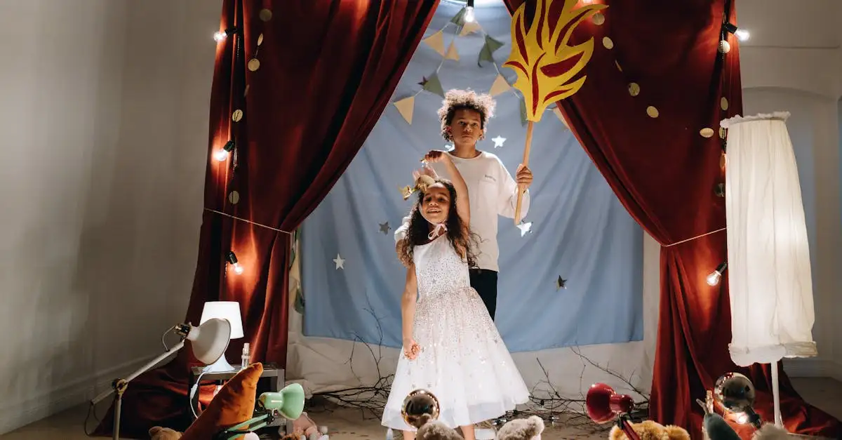 Theater kindervoorstellingen voor een magische middag